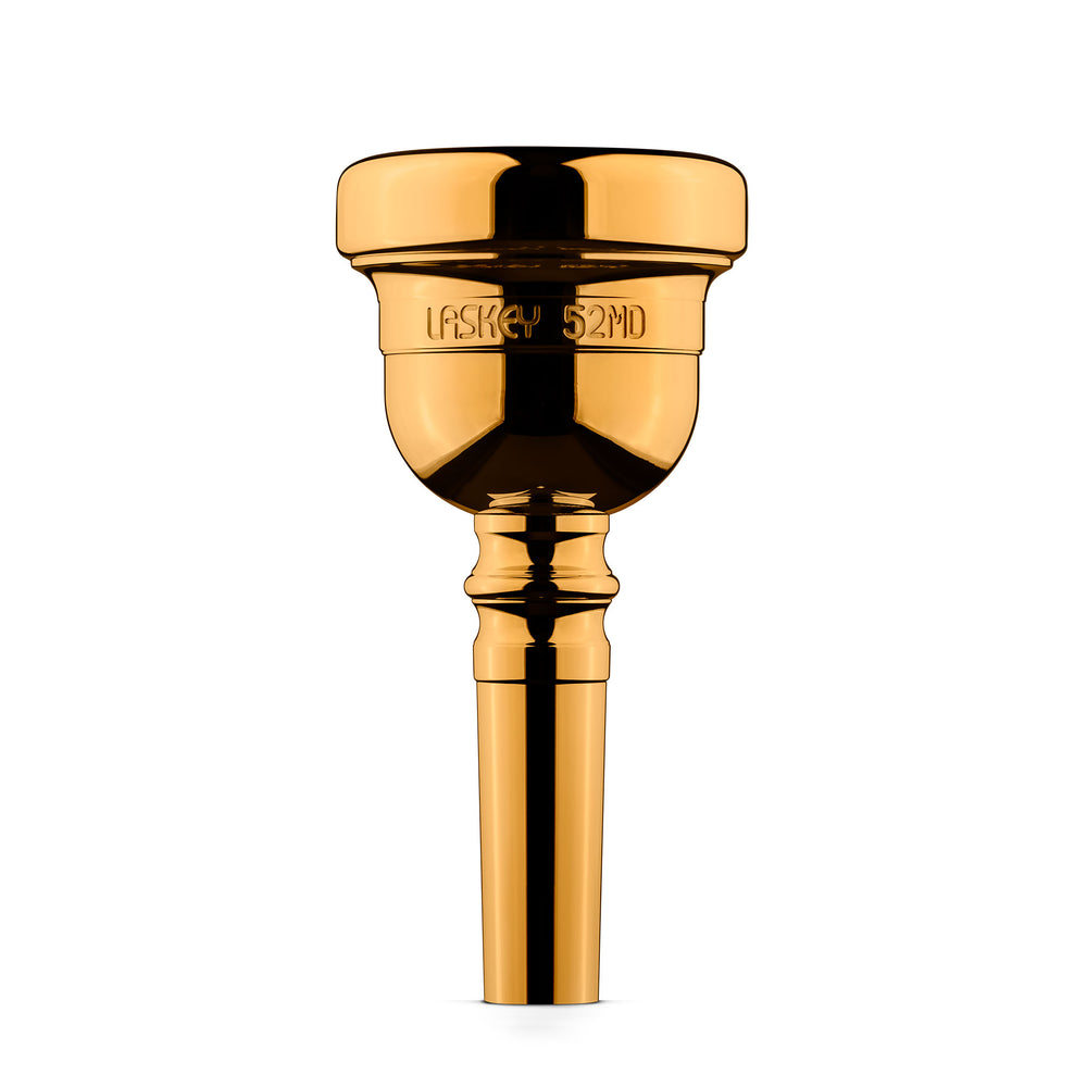 Laskey Davis Trombone Mouthpiece 52MD Gold Finish