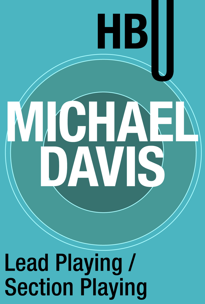 Lead Playing / Section Playing with Michael Davis