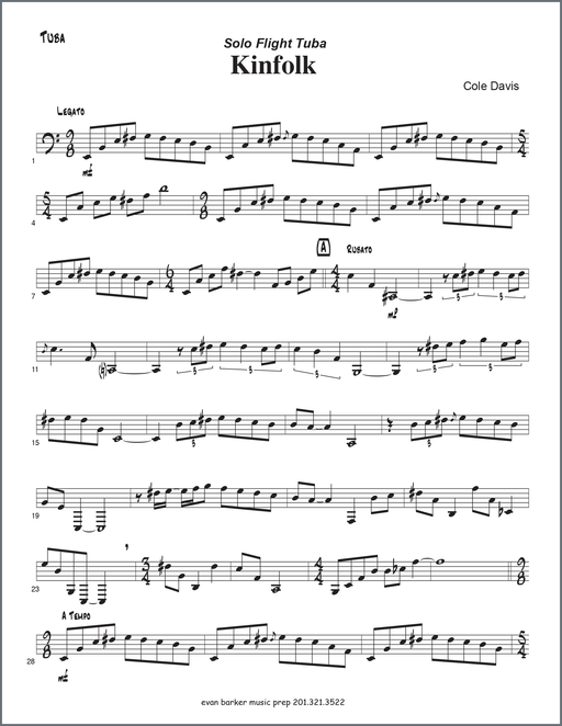 Kinfolk for solo tuba