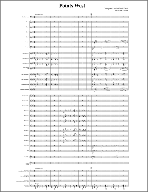 Points West for symphonic band