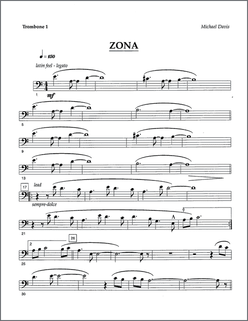 Zona for 4 trombones
