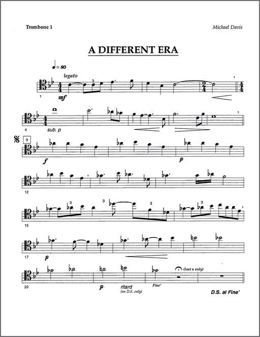 A Different Era for six trombones