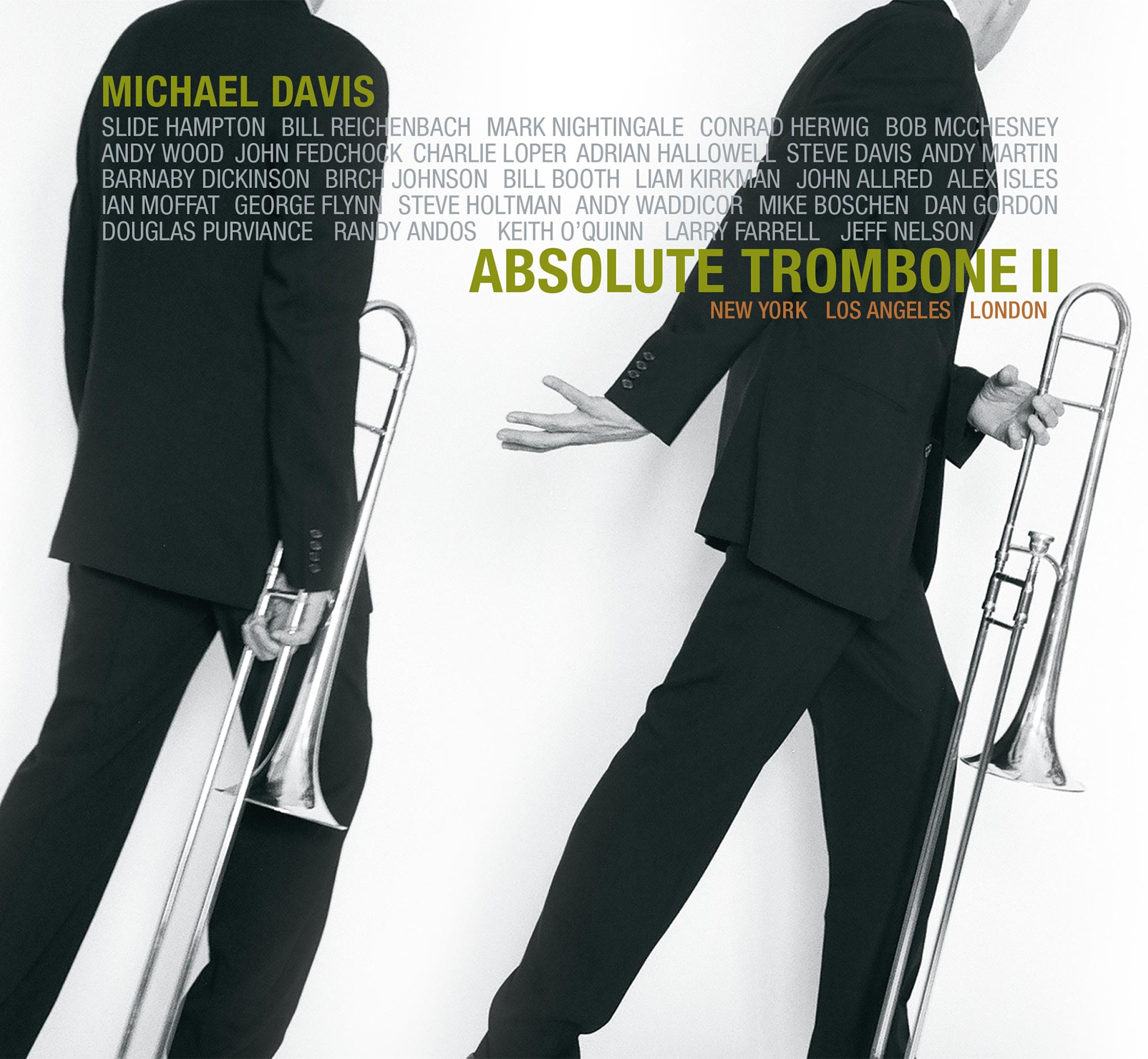 Absolute Trombone II CD by Michael Davis — Hip-Bone Music