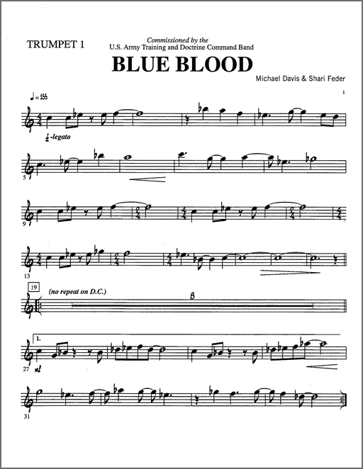 Blue Blood for brass quintet