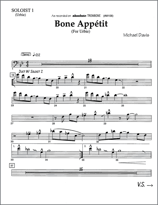 Bone Appetit for ten trombones