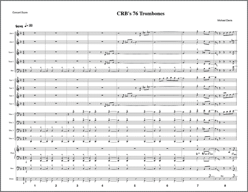 CRB'S 76 Trombones for big band