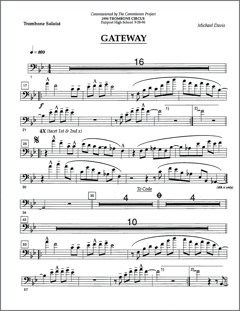 Gateway for 8 trombones