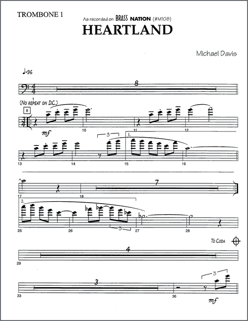 Heartland for 10 trombones