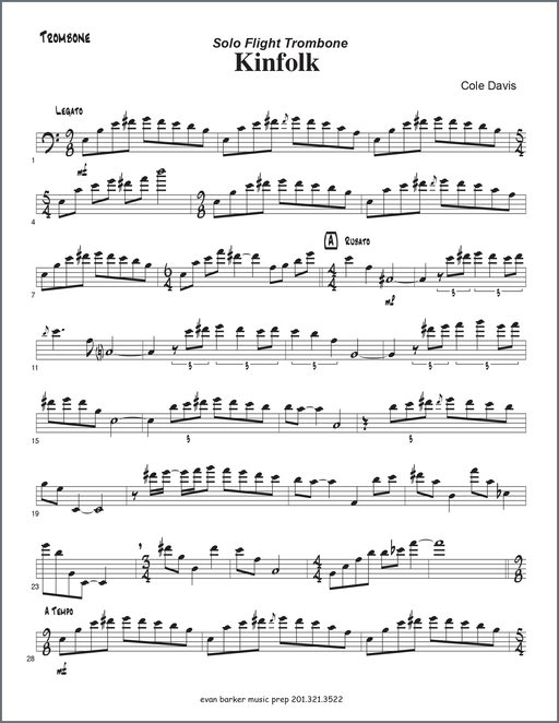 Kinfolk for solo trombone