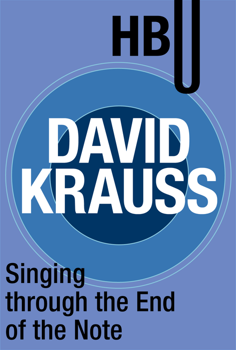 Singing through the End of the Note with David Krauss