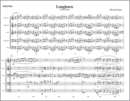 Longhorn for brass quintet
