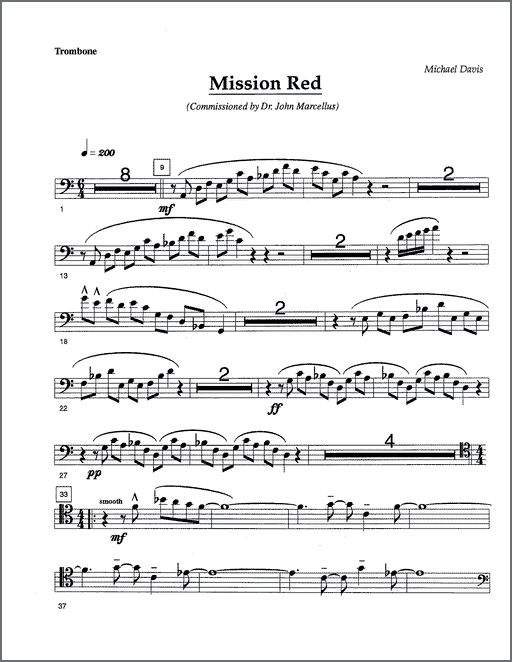 Mission Red trombone solo
