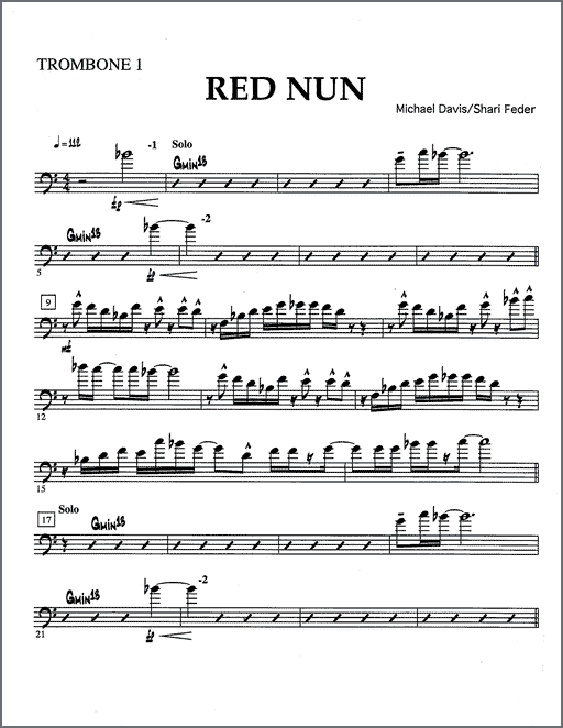 Red Nun for 8 trombones