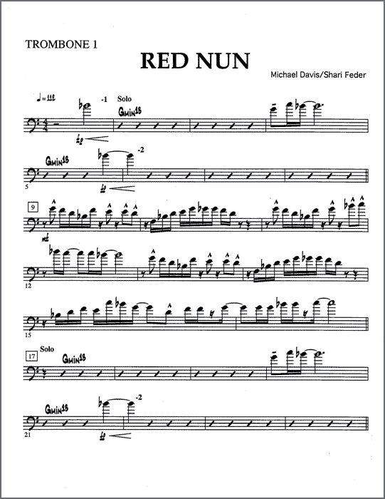 Red Nun for 8 trombones