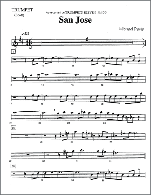 San Jose for trumpet