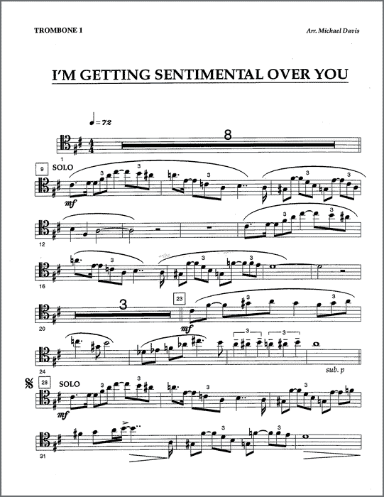 Sentimental for 10 trombones