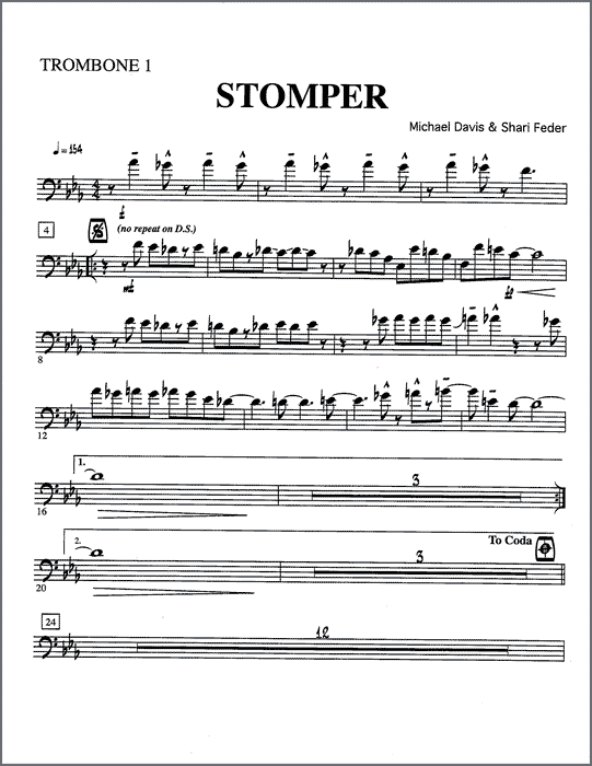 Stomper for 6 trombones