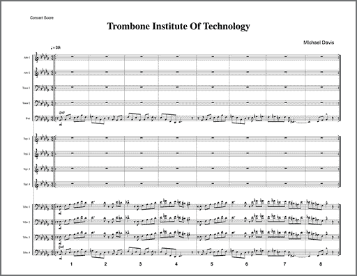 Trombone Institute of Technology for big band